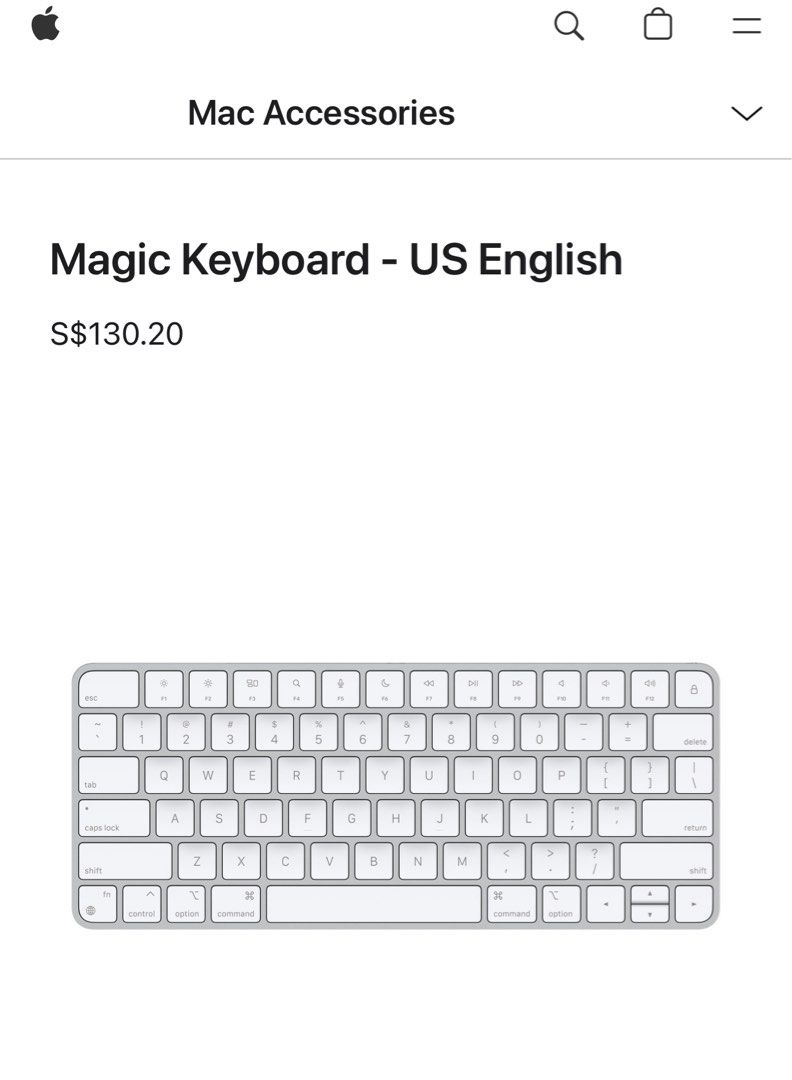 Apple Magic Keyboard, Computers & Tech, Parts & Accessories, Computer ...