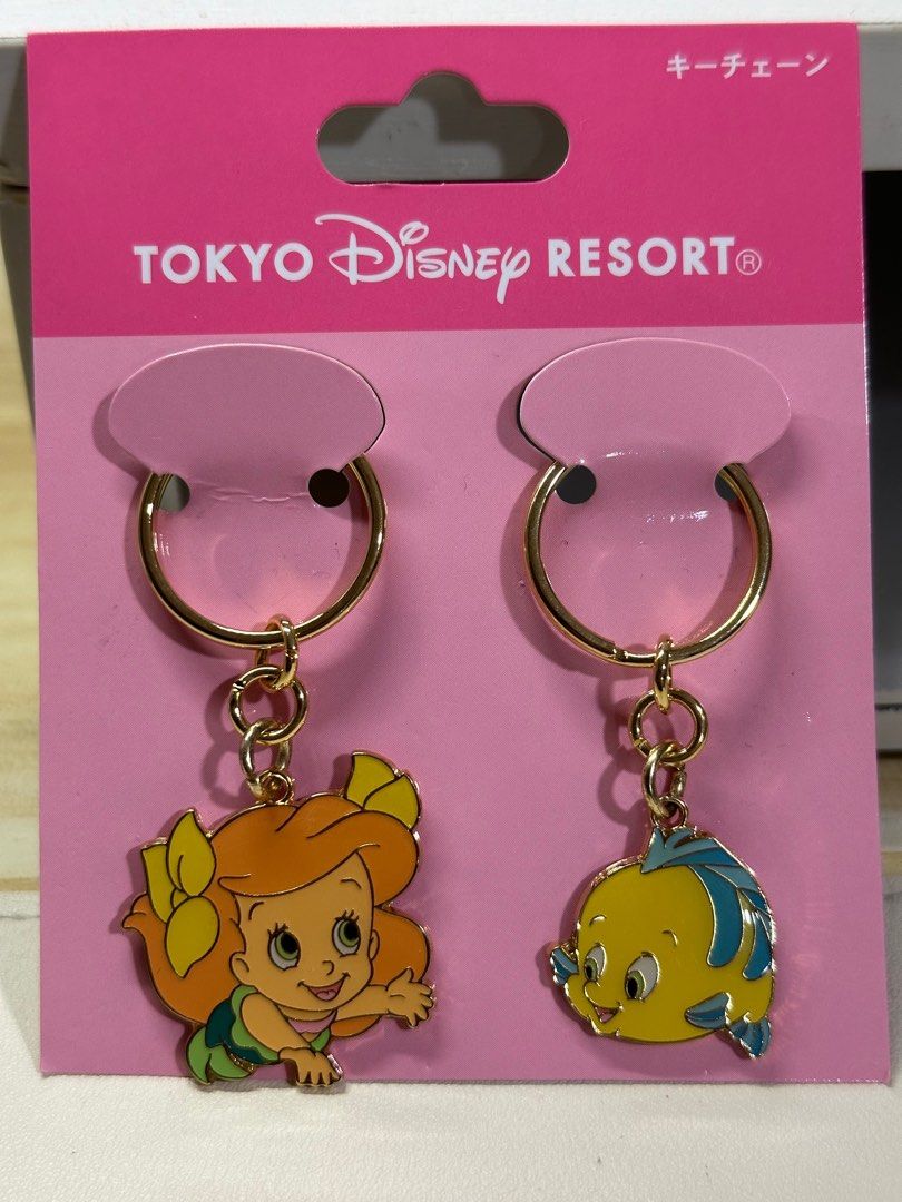Ariel & Flounder Keychain, Hobbies & Toys, Memorabilia & Collectibles