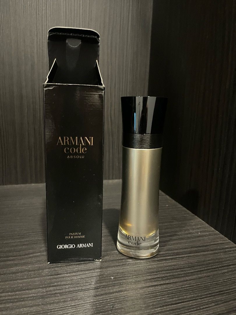 Armani code deals absolu tester