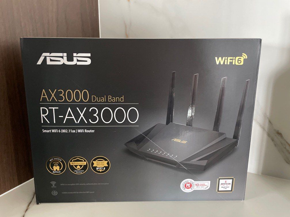 Asus Router RT-AX3000, Computers & Tech, Parts & Accessories ...