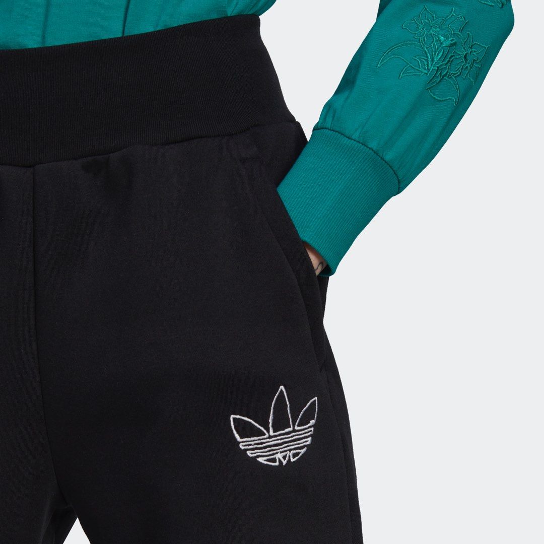 Adidas originals trefoil cuffed track pants outlet