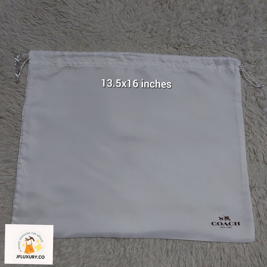Coach white dust bag is it authentic sales