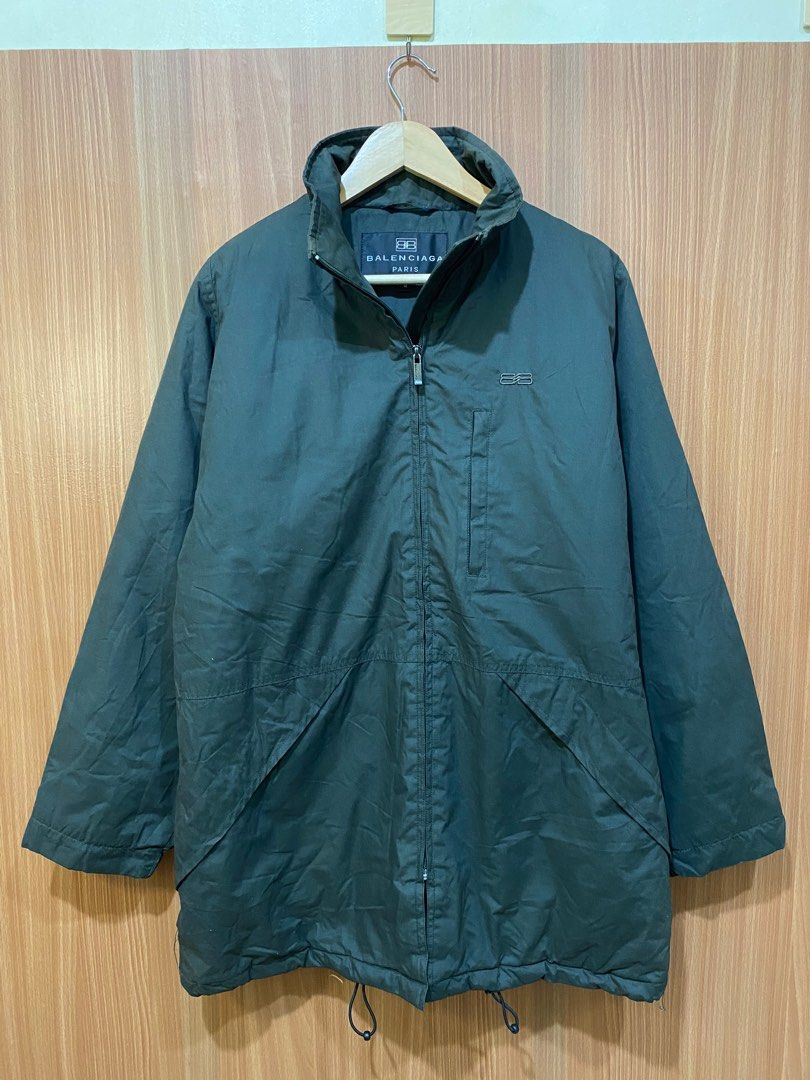Balenciaga windbreaker olive deals