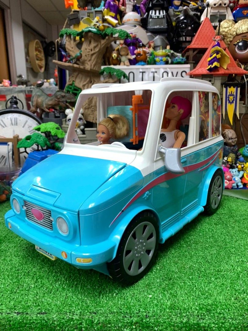 Barbie top mobile car