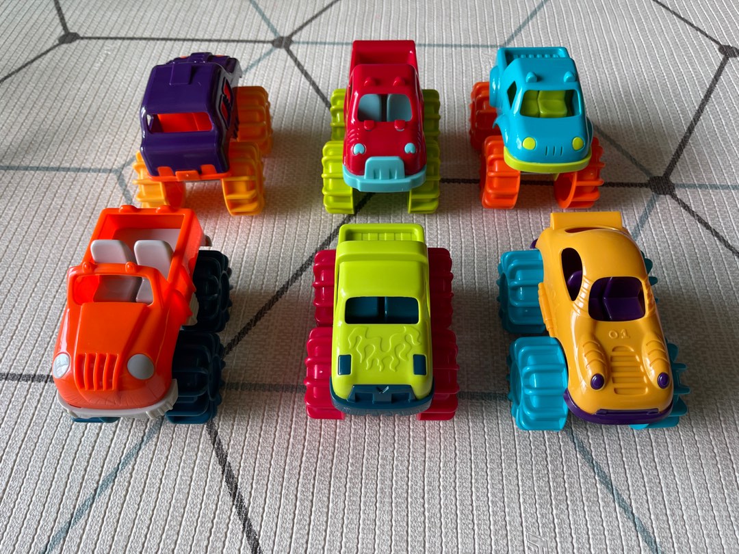BATTAT Monster trucks for toddlers Babies Kids Infant