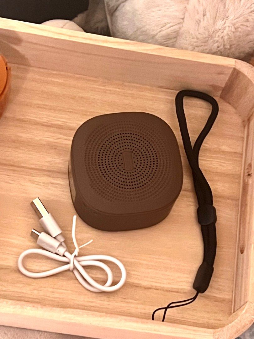 beach grey speaker cotton on portable, Audio, Portable Music