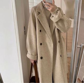 Topshop apricot coat sales
