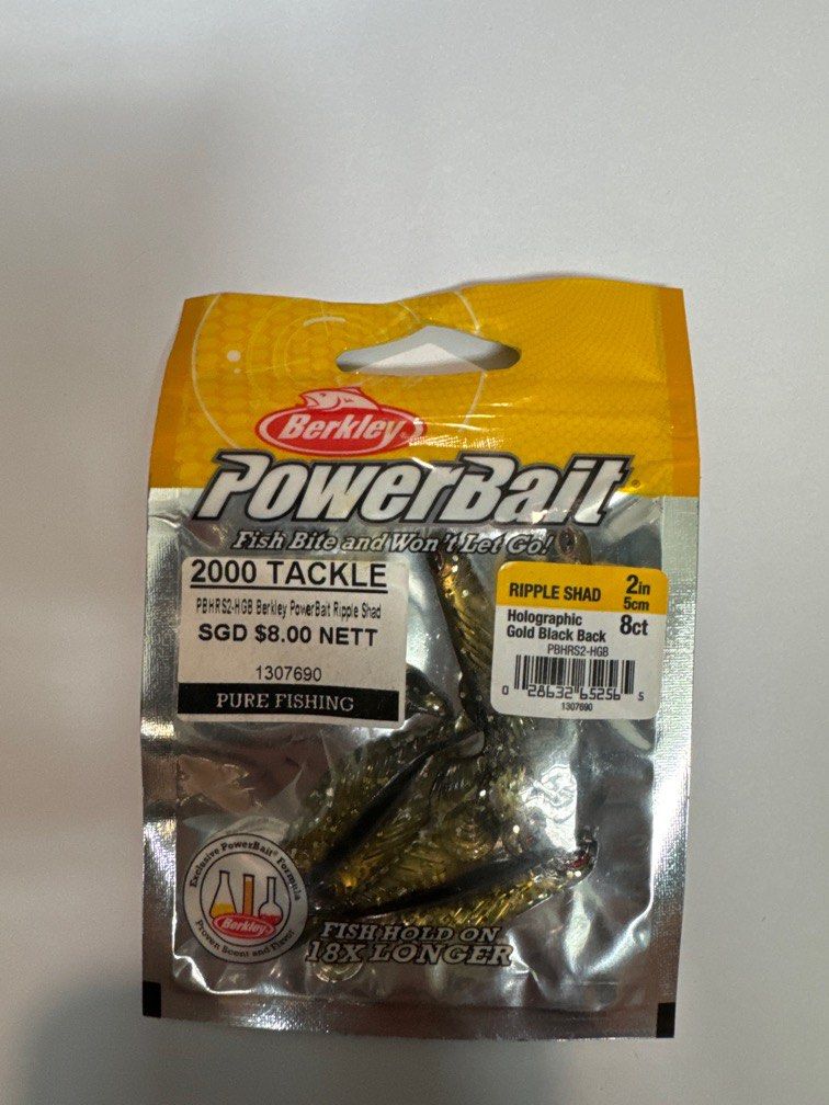 Berkley powerbait rubber lure, Sports Equipment, Fishing on Carousell