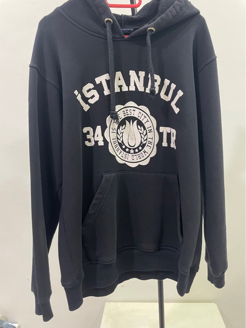 Black Cute Edgy Istanbul Hoodies Sweatshirt Sweater Women s