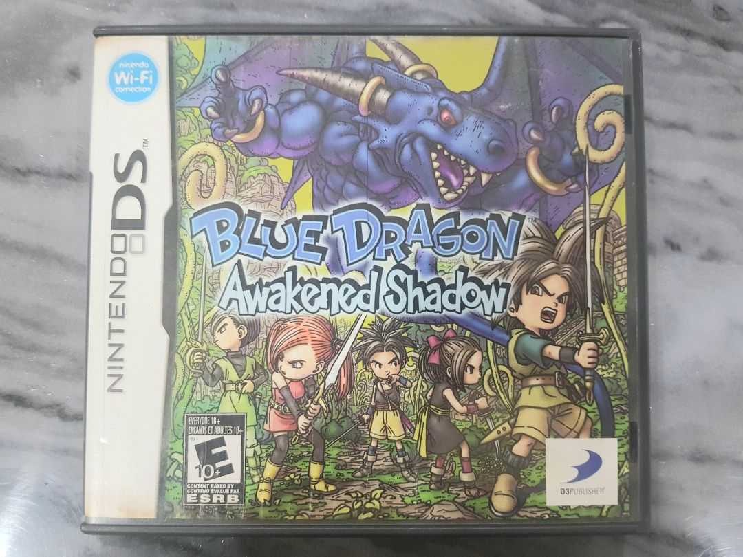 Blue Dragon Awakened Shadow (Complete) Authentic for Nintendo DS and
