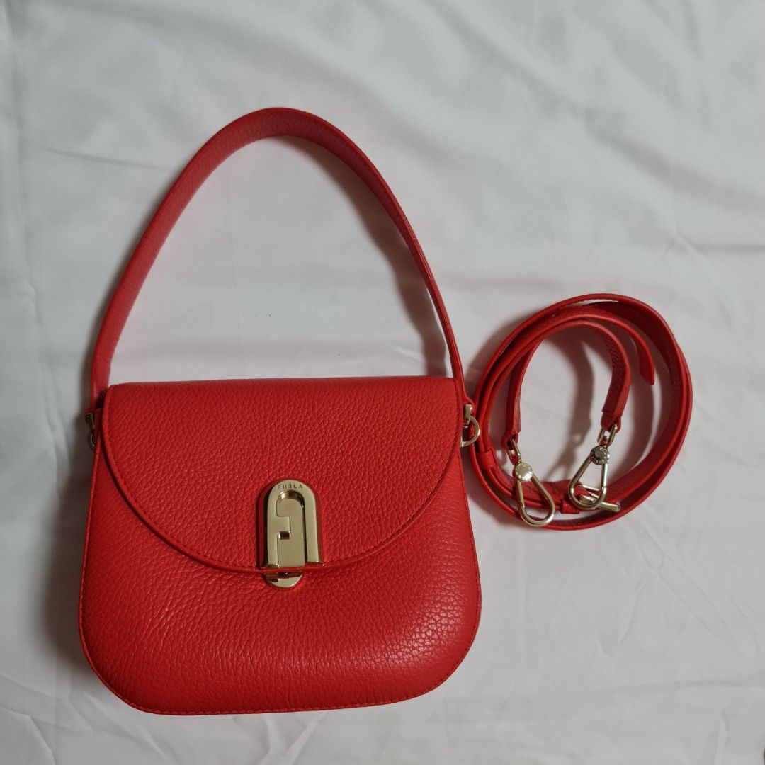 Furla coral crossbody top