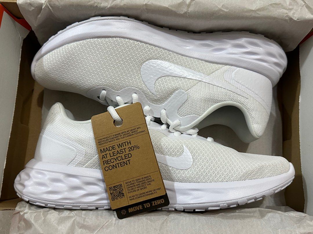 Men all white new arrivals nike