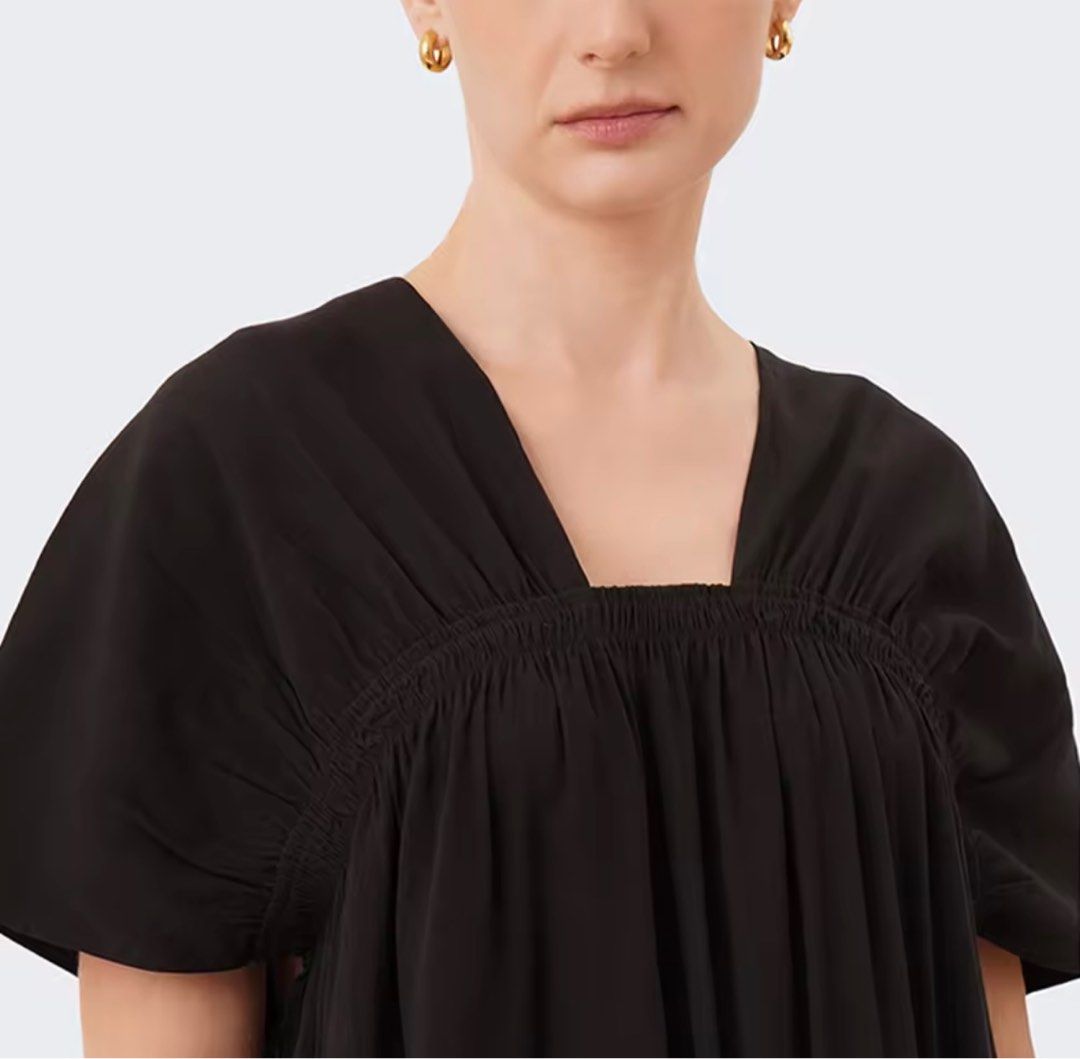 Bocu Gathered Shoulder Yoke Dress (Category: Dresses) located in San Pedro. Submitted by stylustph (Listing ID 1276184182, Image 2). Description: Used once.