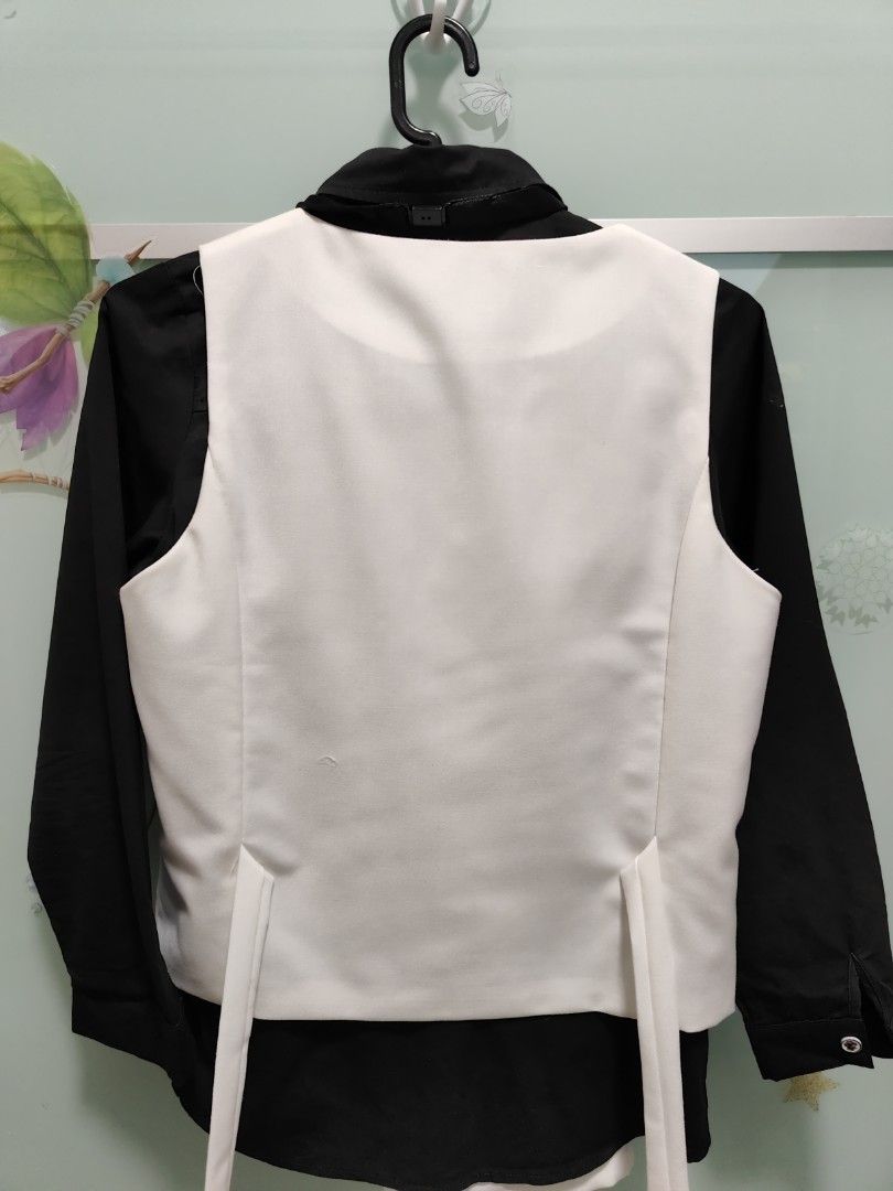 All white vest suit best sale