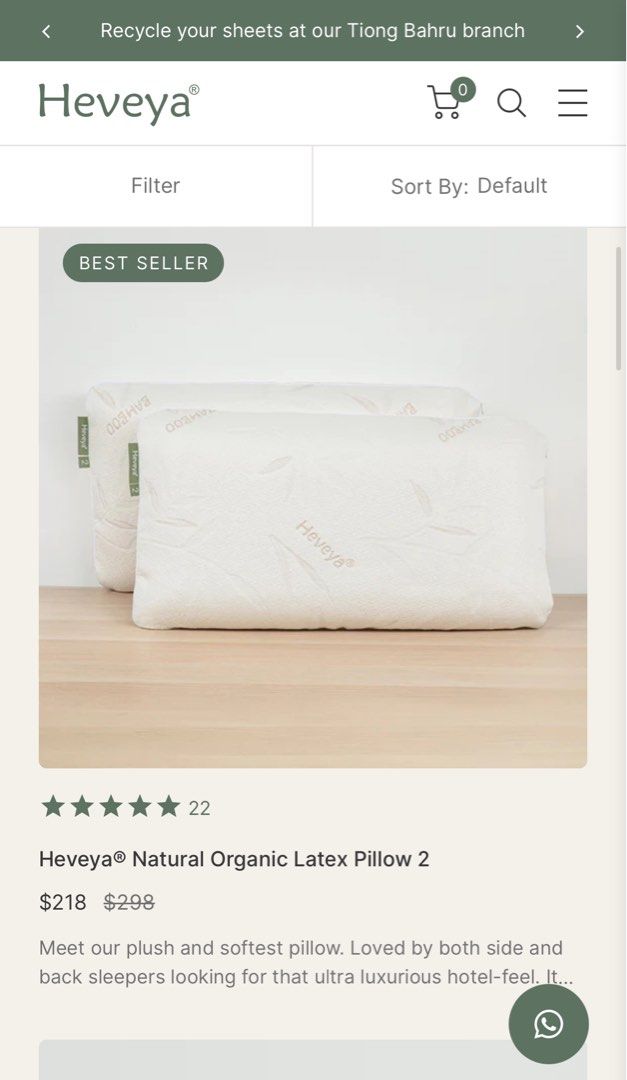 BRAND NEW luxurious Heveya Pillow Furniture Home Living