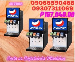 brand new Soda Machine 4 flavors