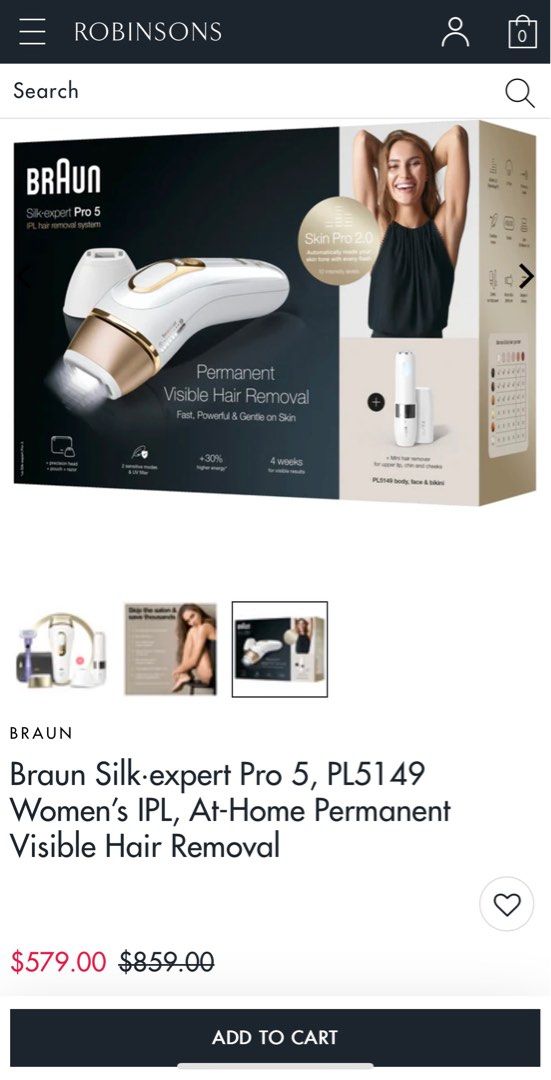 Braun Silk-expert Pro 5 PL5149 IPL Hair Removal