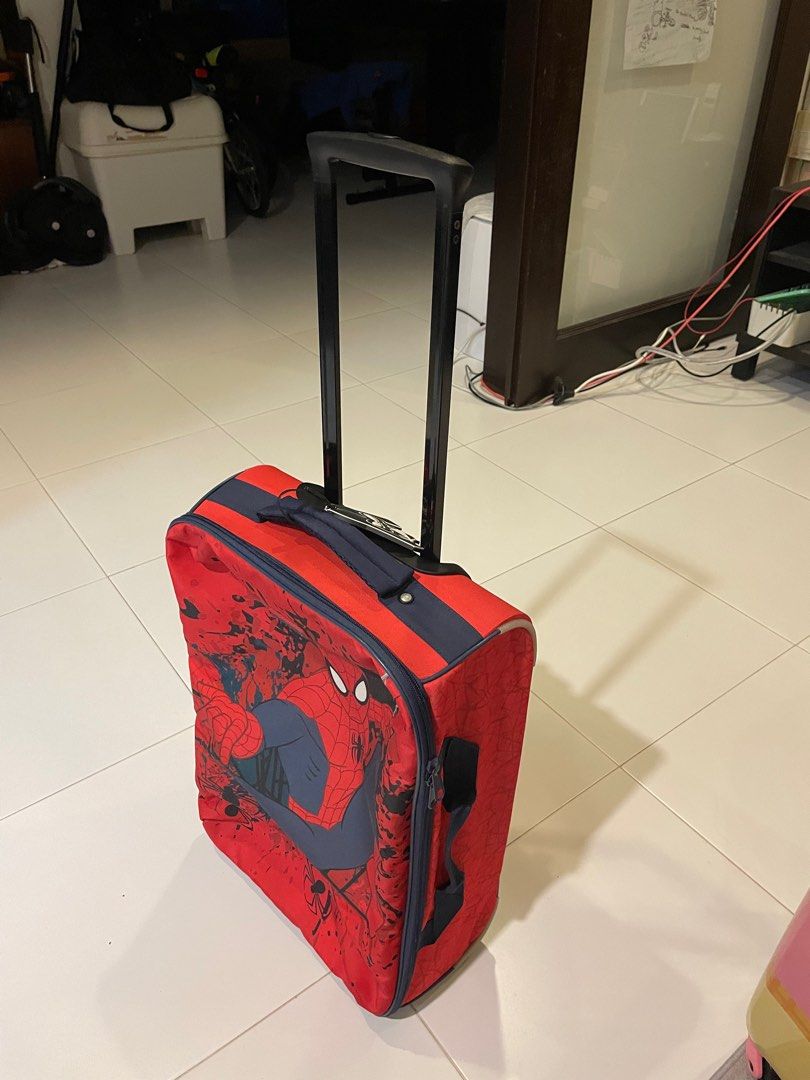 Cabin size luggage for kids Spider Man design