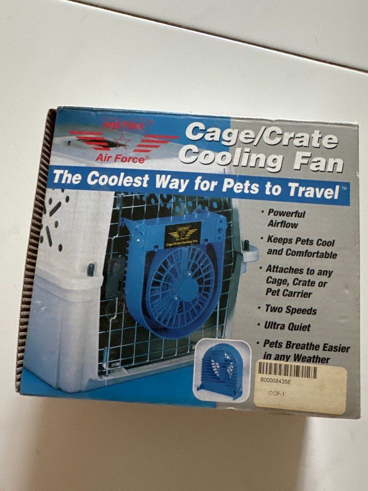 Cage/crate cooling fan, Pet Supplies, Homes & Other Pet Accessories on Carousell