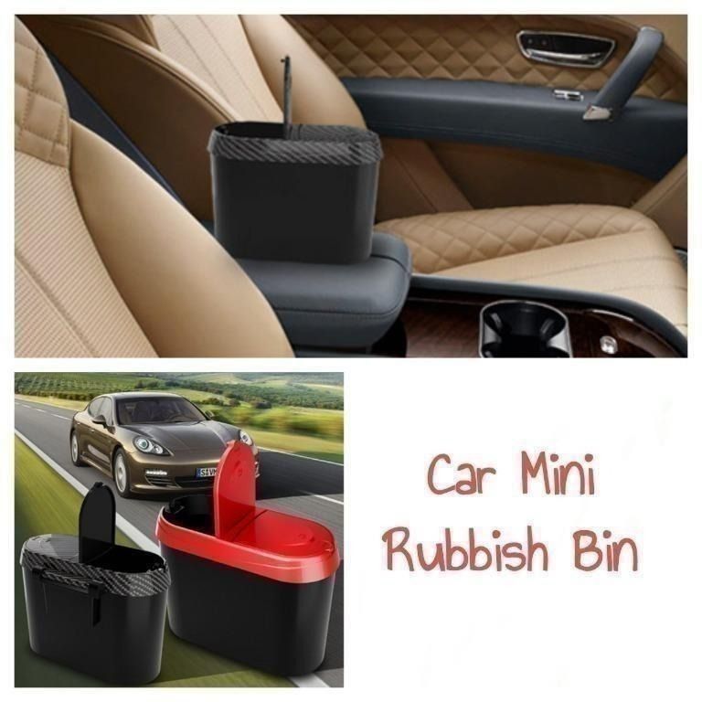 Car Mini Rubbish Bin, Furniture & Home Living, Cleaning & Homecare