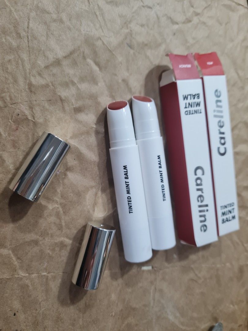 Careline tinted lip balm TGIF & Midnight, Beauty & Personal Care, Face