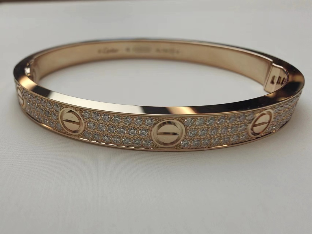 Cartier love full diamond bracelet outlet