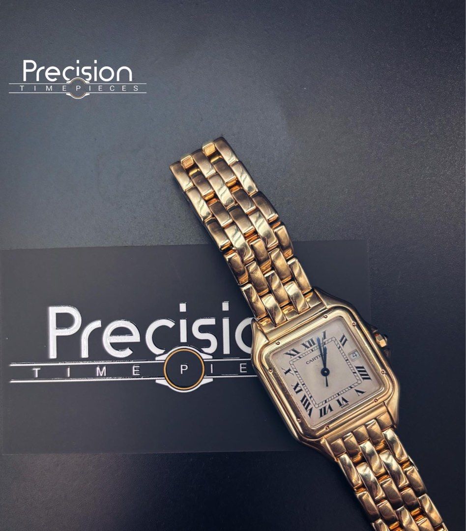 Cartier panthere yellow new arrivals gold watch