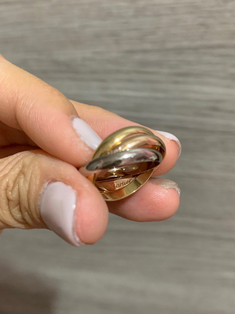 Cartier trinity discount ring large model