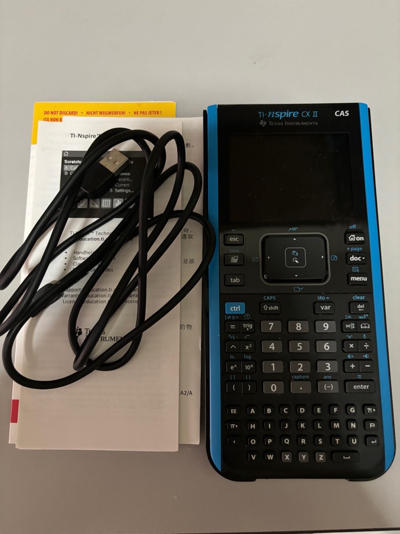 Cas Calculator Texas Instruments TI Nspire CX II CAS Color