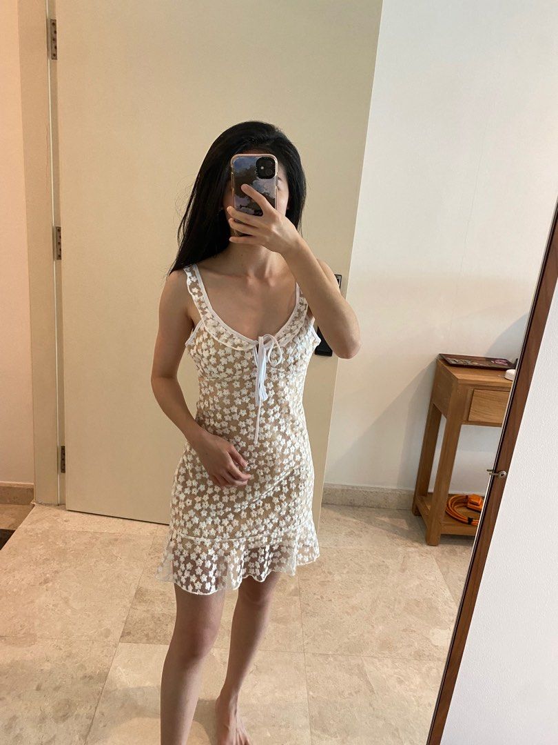 Casual Beachwear Laced Dress
