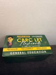 CBRC LET FLASH CARDS for GENERAL EDUCATION Licensure Examination for Teachers Reviewer