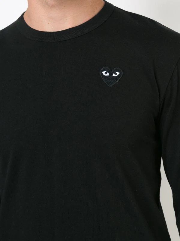 Black cdg long sleeve clearance