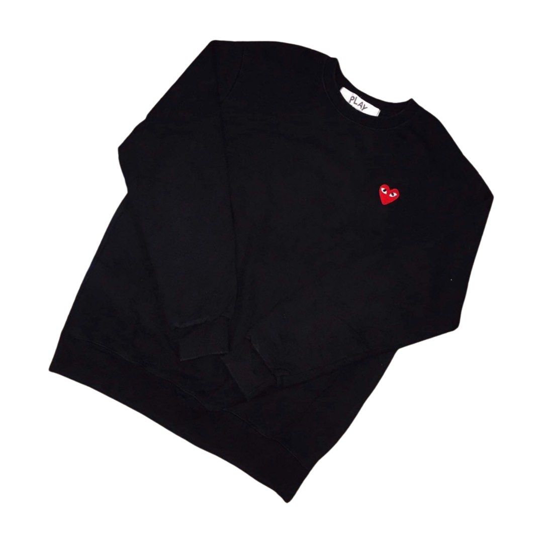 Cdg play crewneck on sale