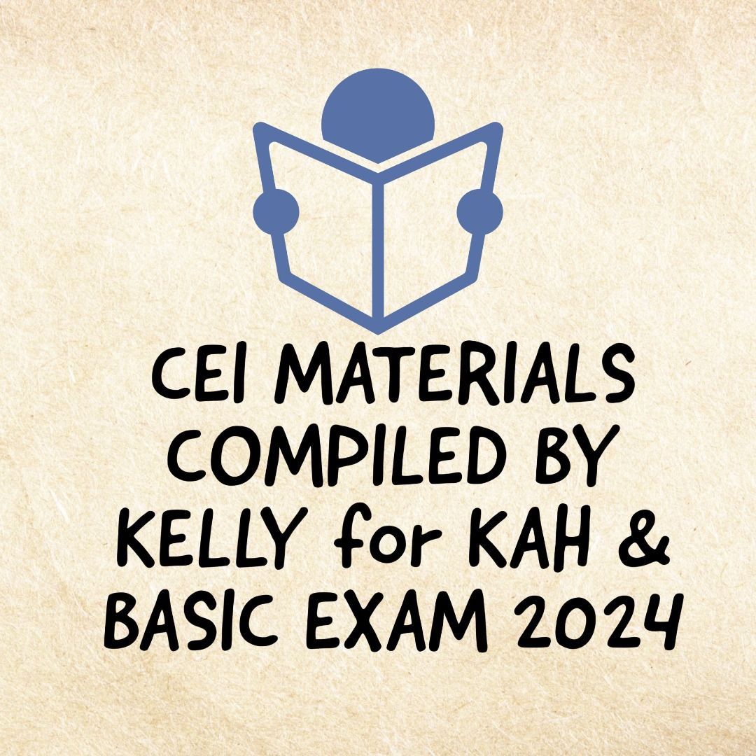 CEI Exam cater for basic and kah 2024, Hobbies & Toys, Books