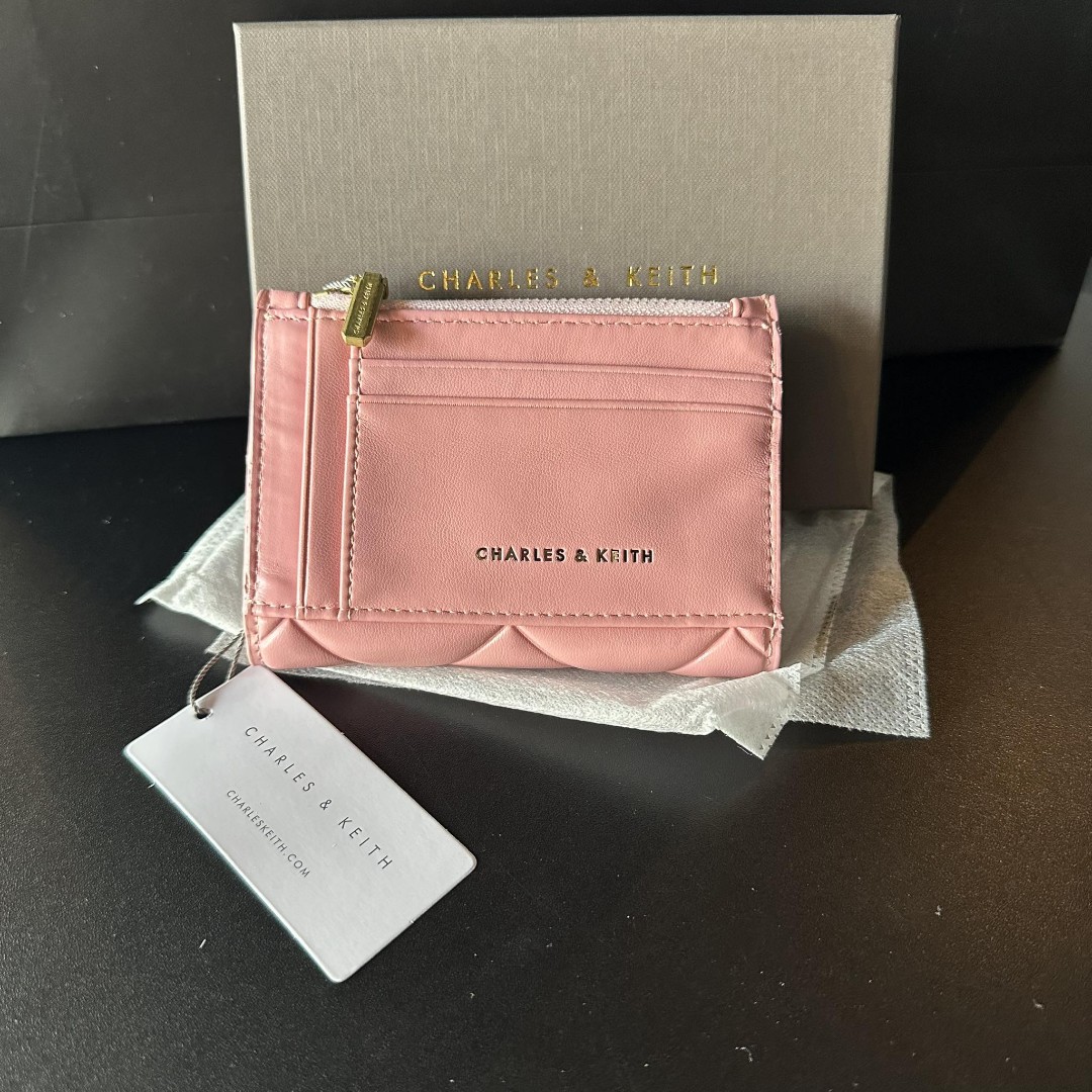 Charles and Keith pink wallet, Women's Fashion, Bags & Wallets, Purses ...