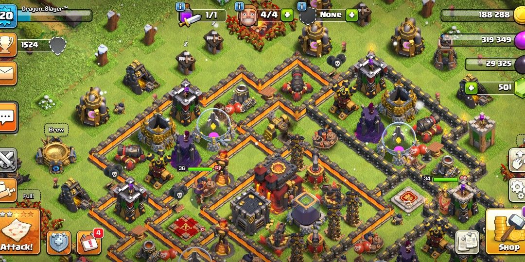Clash of Clans Acc COC Acc Town Hall 10, Video Gaming, Video Games, Others on Carousell
