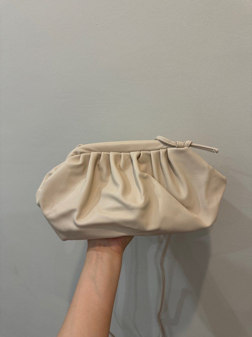Cloud Pouch Beige, Women's Fashion, Bags & Wallets, Cross-body Bags on ...