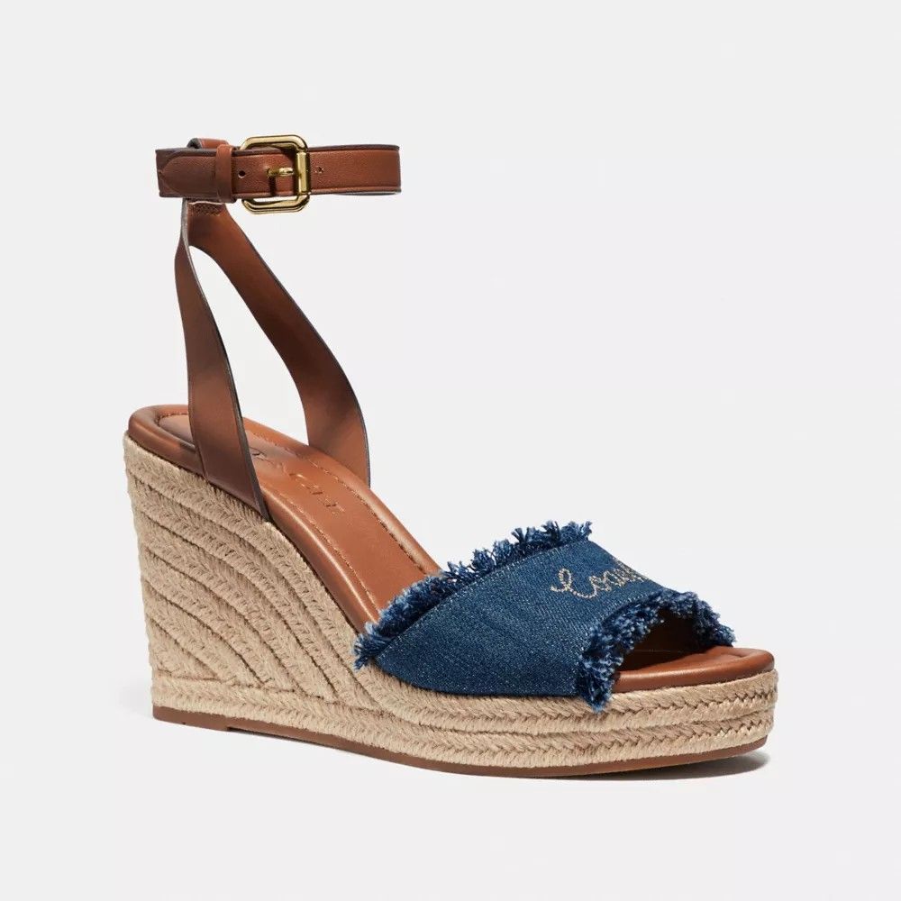 Coach Kelley Denim Wedges