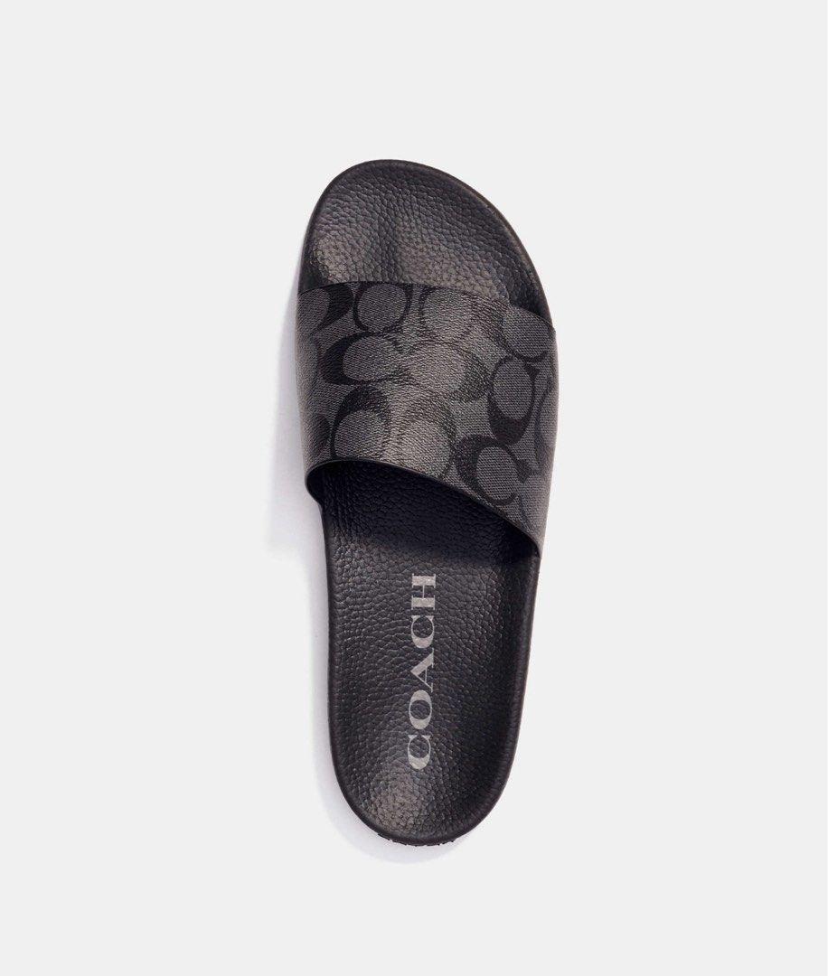 Black best sale coach slides
