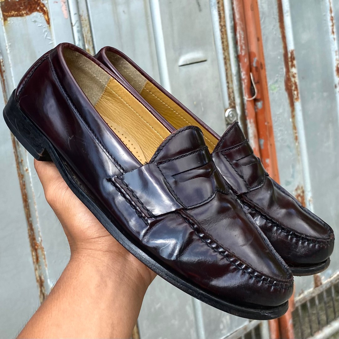 Cole Haan pinch burgundy penny Loafers, Men's Fashion, Footwear, Dress ...