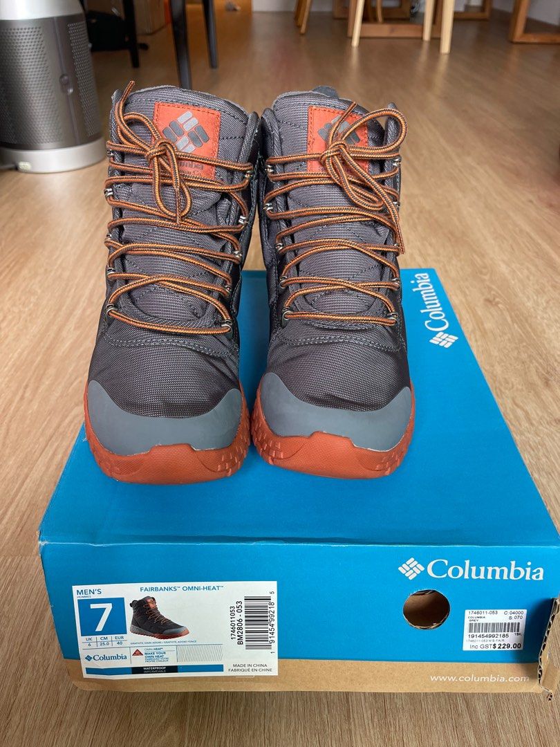 Columbia Men s Winter Sneakers Boots Luxury Sneakers Footwear
