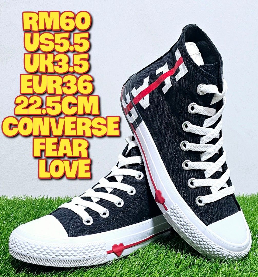 CONVERSE FEAR LOVE Babies Kids Babies Kids Fashion on Carousell