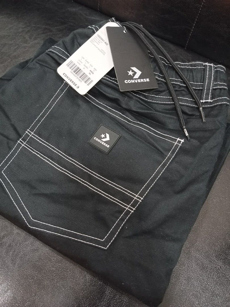 Converse Jeans Black Men s Fashion Bottoms Jeans on Carousell