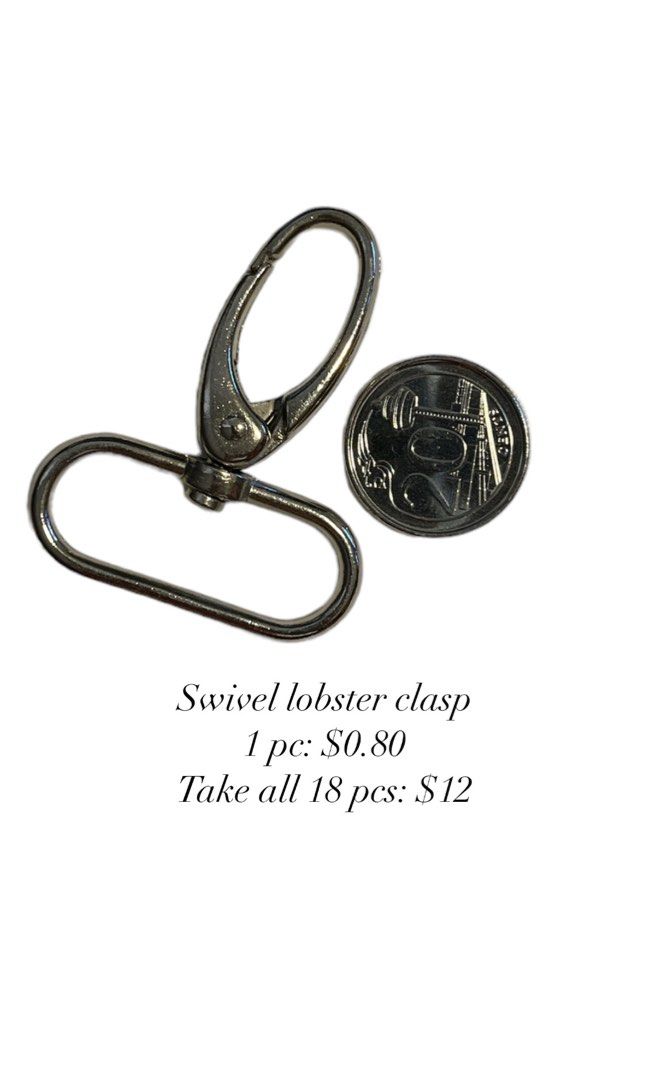 D ring clearance lobster clasp