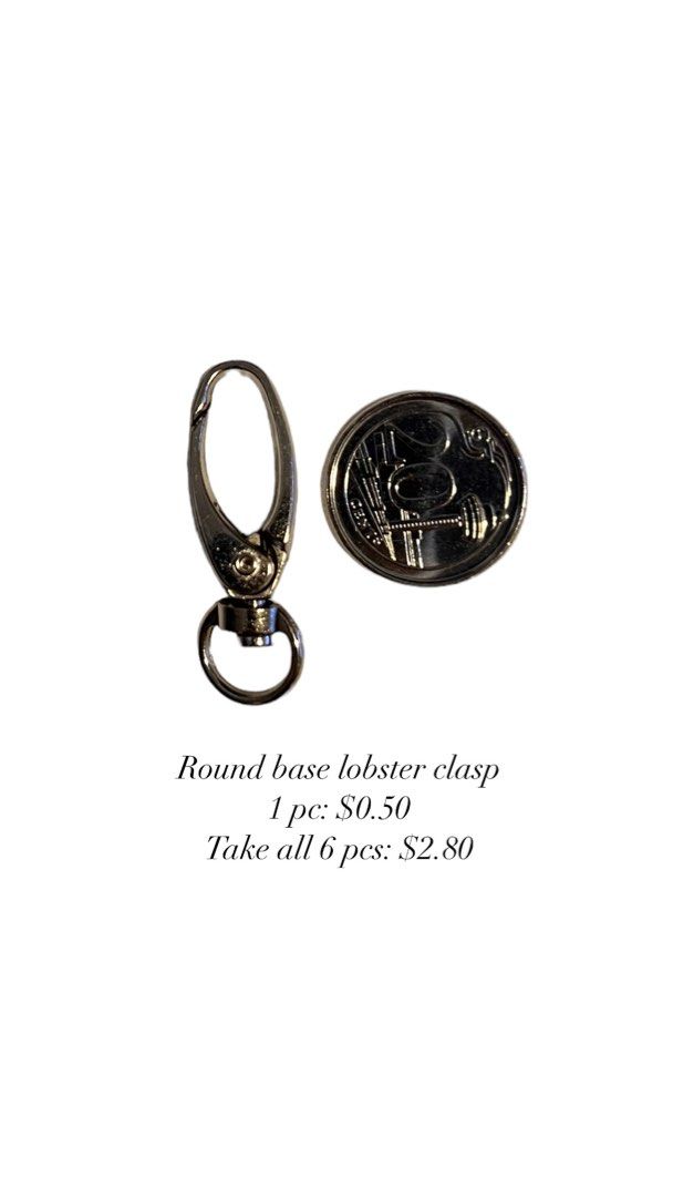Craft sewing supplies D ring swivel lobster clasp for strap