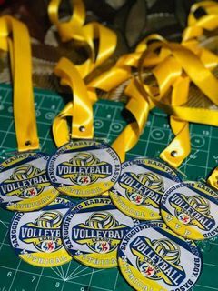 Customize volleyball medals