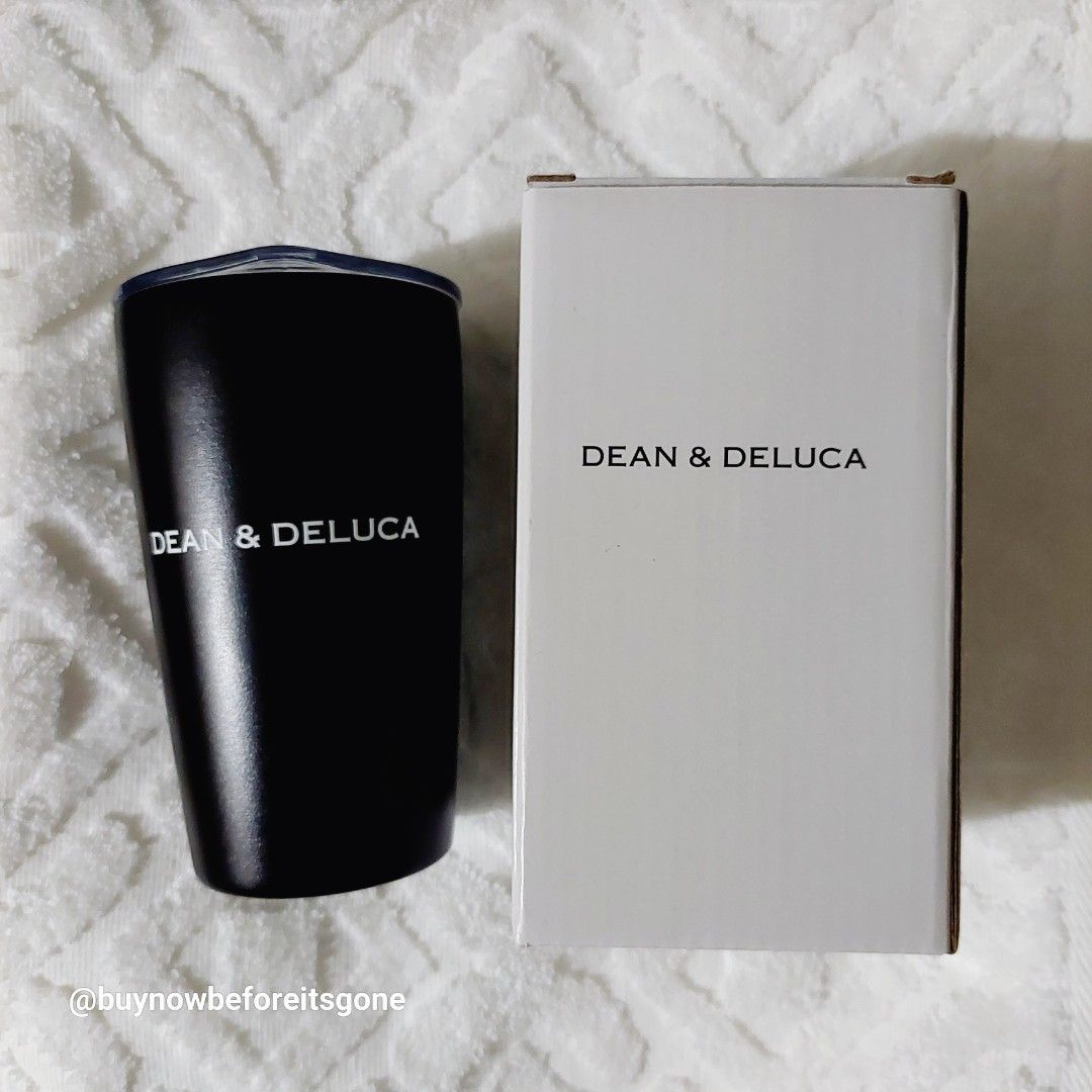 Dean & Deluca Tumbler (Black) (Category: Water Bottles & Tumblers) located in Mandaluyong City. Submitted by bnbig (Listing ID 1276303468, Image 1). Description: Brand New Dean & Deluca Tumbler RFS: too many tumblers color: black Last 2 photos for reference only..