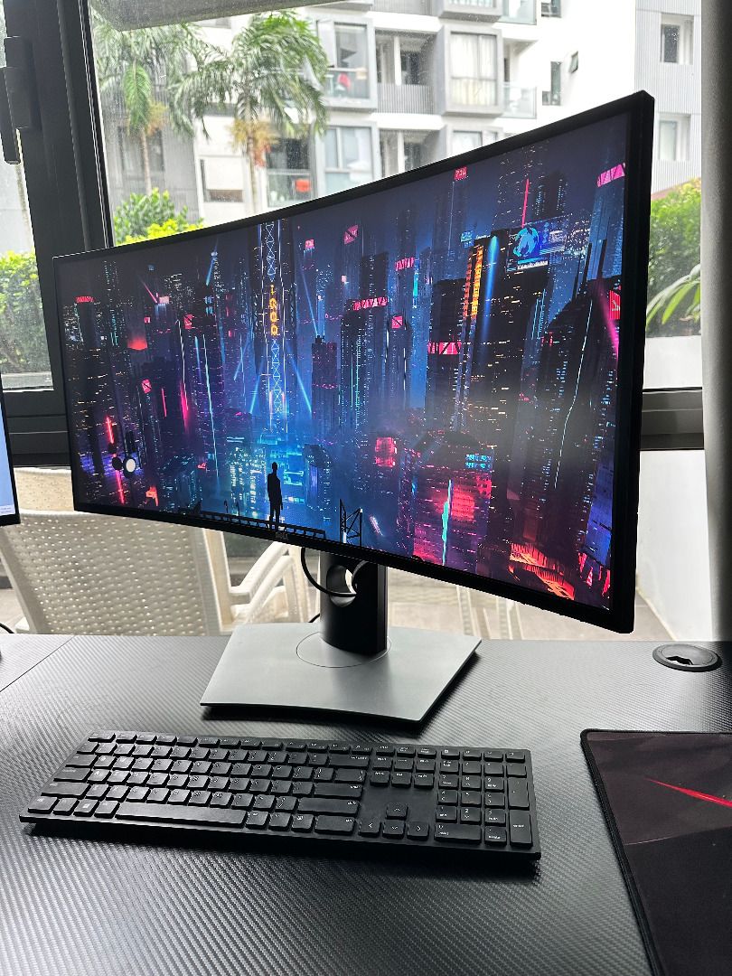 Dell U3419W Ultrasharp Ultra Wide Curved Monitor, Computers & Tech ...