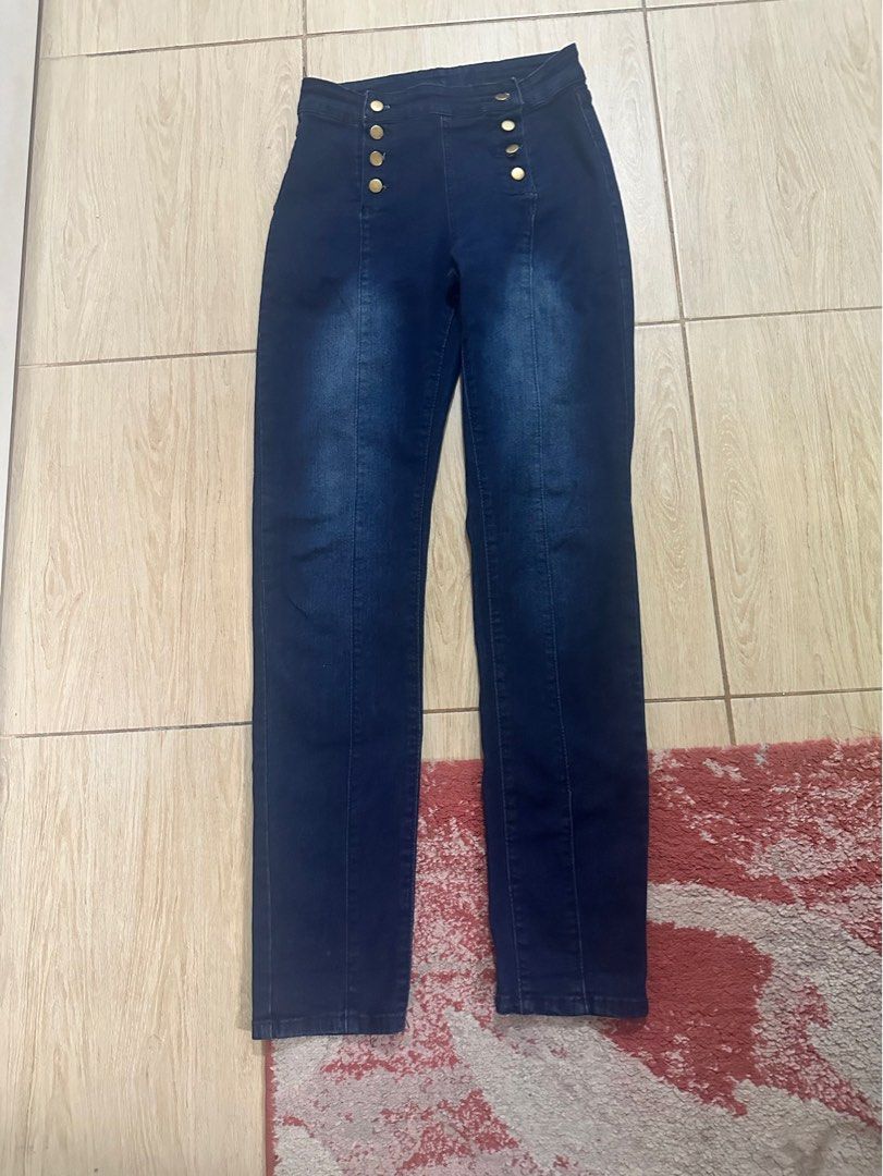 Amazon Denim High Waist Skinny jeans Women s Fashion Bottoms Jeans on Carousell