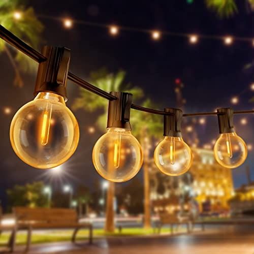 DHWDS Mains Powered Garden Lights 19M 62FT Connectable Outdoor